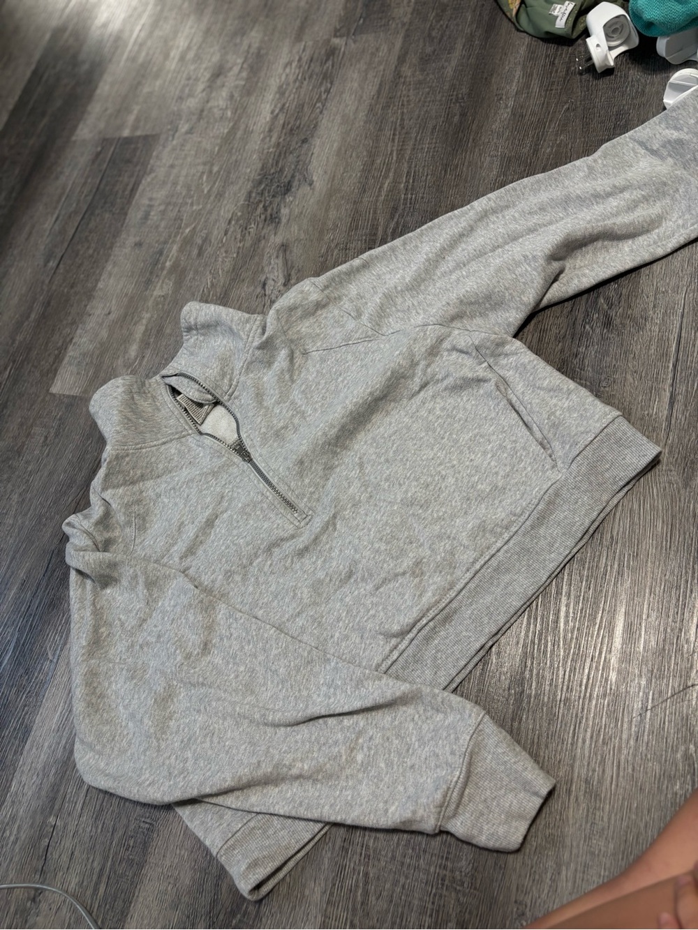 Target Gray Half-Zip Pullover Jacket